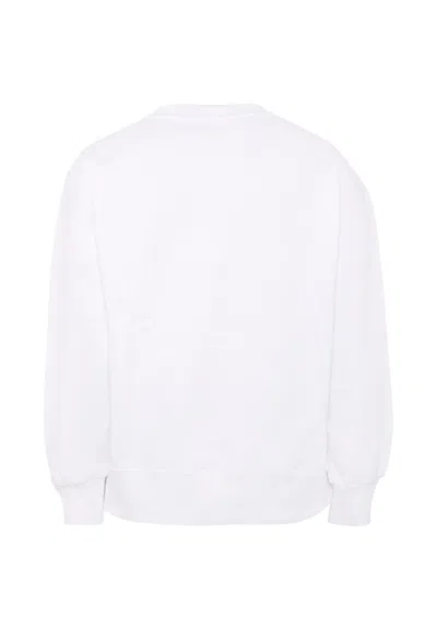 Mm6 Maison Margiela White Sweatshirt For Kids With Safety Pin