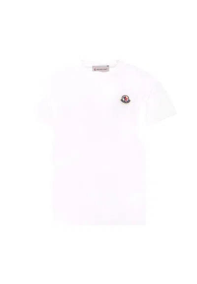 Moncler Multicolor T-shirt Set For Boy With Logo In Blue