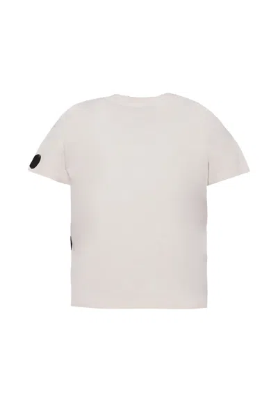 Bonpoint Thida T-shirt With Polka Dot Print In Organic Cotton In White
