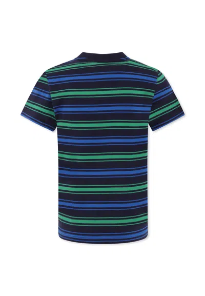 Lacoste Striped T-shirt In Blue