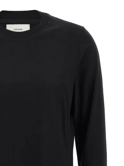 Loulou De Saison Masal T-shirt Black In Black