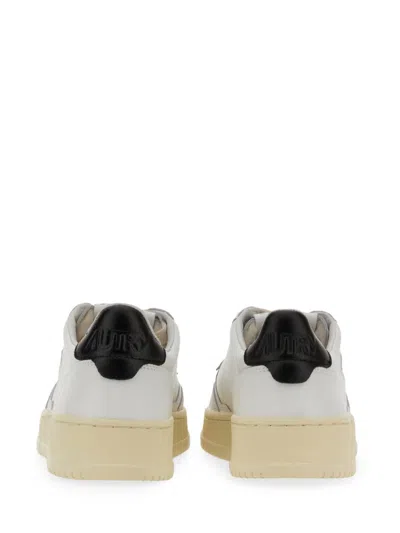 Autry Sneakers Dals Low In White And Black Leather