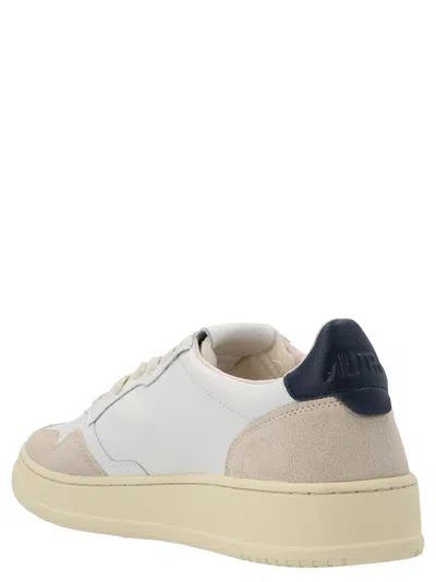Autry Medalist Low Sneakers In Leather And Suede