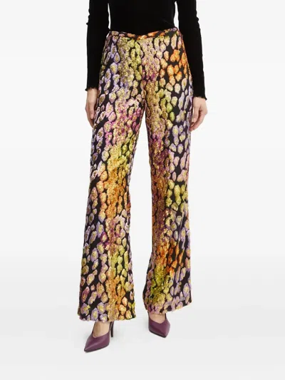 Forte Forte Metallic Leopard-pattern Trousers In Multi