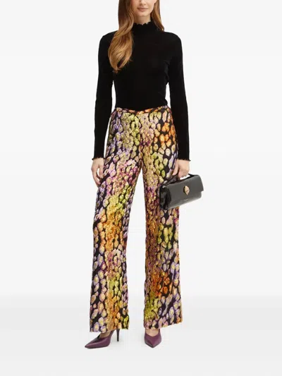 Forte Forte Metallic Leopard-pattern Trousers In Multi