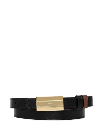 Bally Ollam Reversible Belt In Black