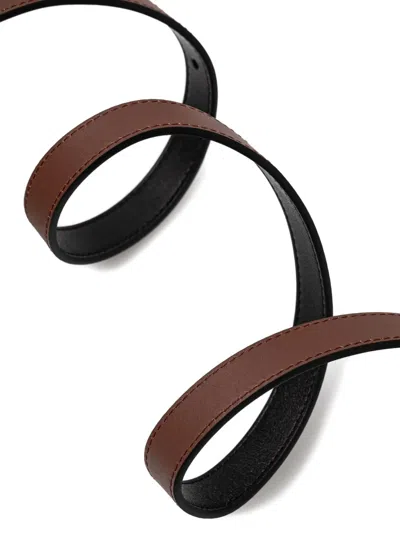 Bally Ollam Reversible Belt In Black