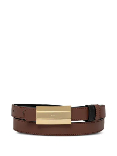 Bally Ollam Reversible Belt In Black