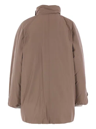 Brunello Cucinelli Short Button Detailing Down Jacket