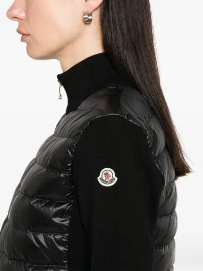 Moncler Padded Wool Zip-up Cardigan Clothing