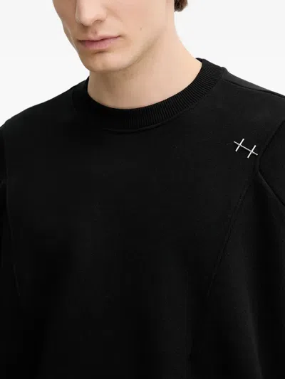 Heliot Emil Crew-neck Sweater In Black