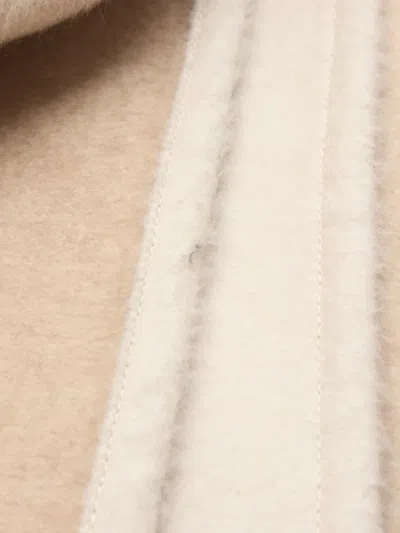 Pre-owned Hermes 2000s Jungle Love Blanket In Neutral