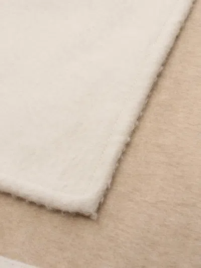 Pre-owned Hermes 2000s Jungle Love Blanket In Neutral