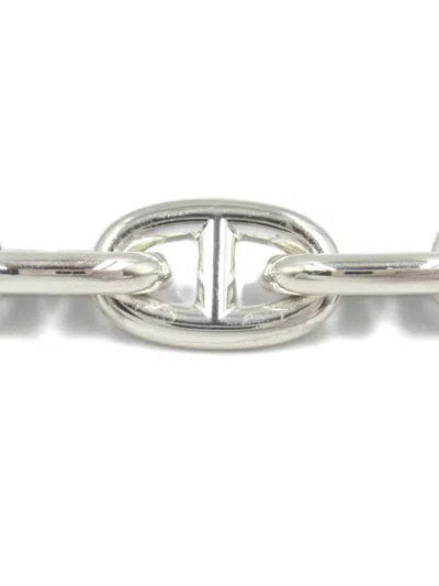 Pre-owned Hermes Chaîne D'ancre 手链（2010年代典藏款） In Silver