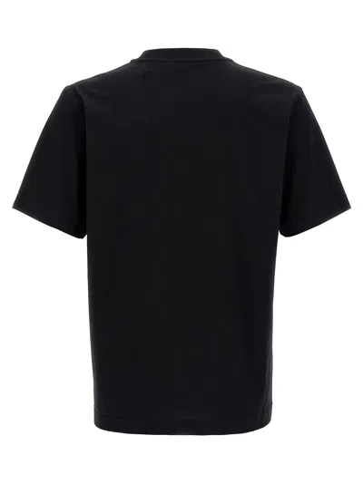 Burberry Cotton T-shirt With Knight Stamp In Black