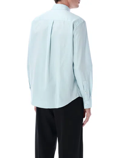 Burberry Light Blue Cotton Shirt In Blue