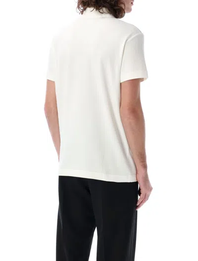 Burberry Polo Shirt With Ekd In White