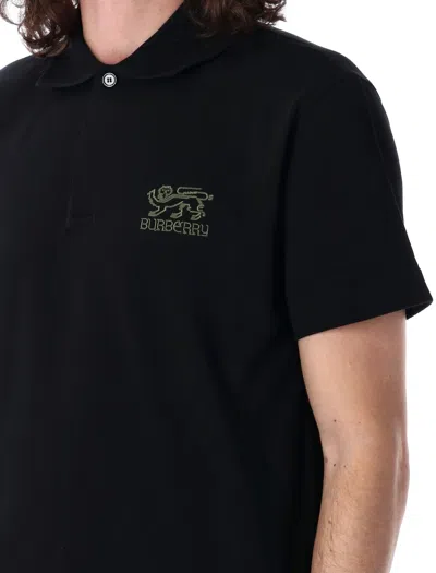 Burberry Polo Shirt In Black