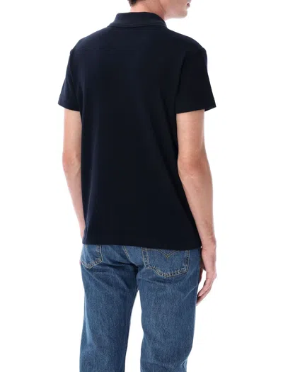Burberry Black Cotton Clothing T-shirts And Polos In Blue