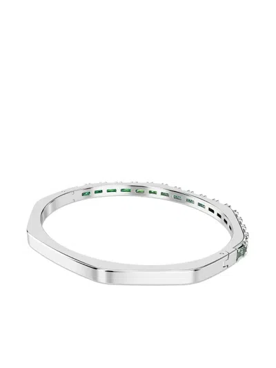 Swarovski Matrix Octogon-shape Bangle In Metallic