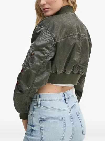 拉链短款飞行员夹克