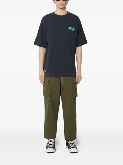 Manastash Mountain-logo T-shirt In Black