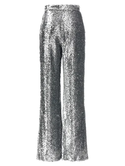 Giuseppe Di Morabito Sequin Embellished Wide Leg Trousers In Metallic