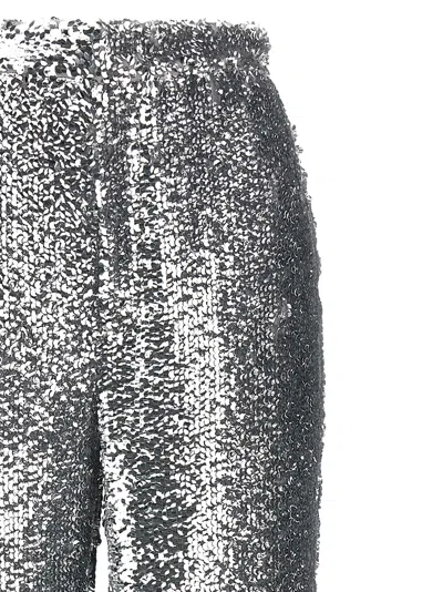 Giuseppe Di Morabito Sequin Embellished Wide Leg Trousers In Metallic