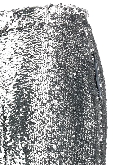 Giuseppe Di Morabito Sequin Embellished Wide Leg Trousers In Metallic