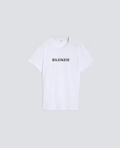 Aspesi Cotton Jersey T-shirt With Print In White