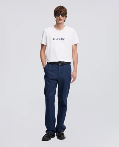 Aspesi Cotton Jersey T-shirt With Print In White