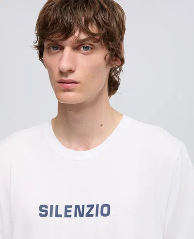 Aspesi Cotton Jersey T-shirt With Print In White