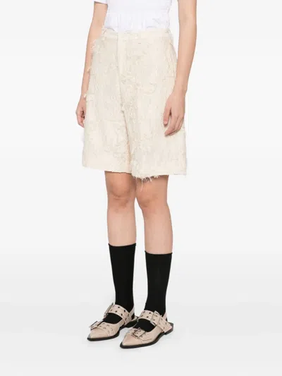 Jnby Jacquard Shorts In Neutral