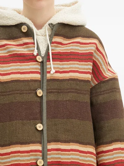 纽扣开合双面夹克