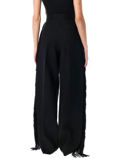 Carven Formal Pant Fringed In Black