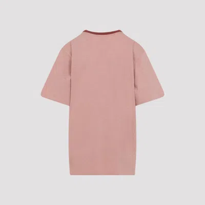 Chloé Petal Pink Recycled Cotton T-shirt In Brown