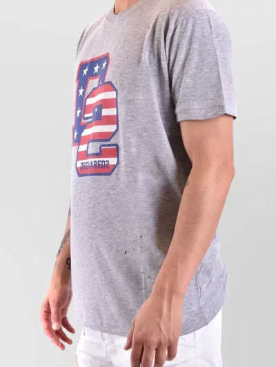 Dsquared2 Muscle Fit Tee In Gray