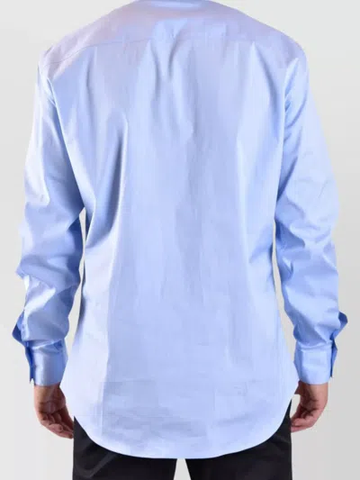 Dsquared2 Collared Shirt Button-down Long Sleeves In Blue