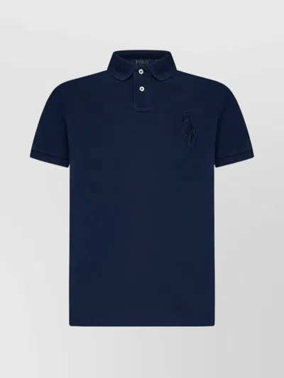 Polo Ralph Lauren Classic Fit Cotton Polo T-shirt In Blue