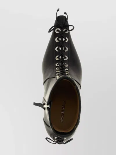 Mach&mach Mach & Mach Crystalized Corset' Ankle Boots In Black