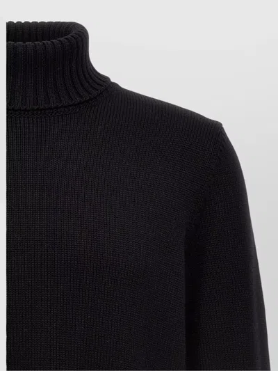Zanone Virgin-wool Sweater In Black