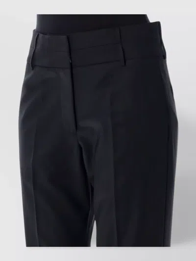 Remain Birger Christensen Remain Double Waistband Pants In Black