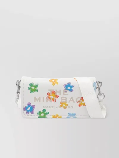 Marc Jacobs Leather The Mini Bag With Floral Print