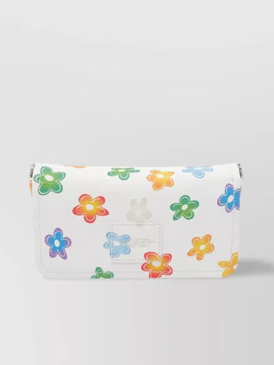 Marc Jacobs Leather The Mini Bag With Floral Print
