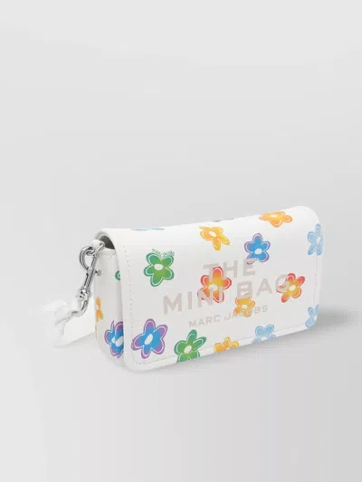 Marc Jacobs Leather The Mini Bag With Floral Print