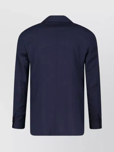 Lardini Tailored Two-button Blazer And Slim-fit Trousers Set In Blue