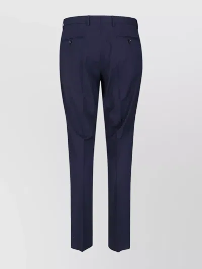 Lardini Tailored Two-button Blazer And Slim-fit Trousers Set In Blue