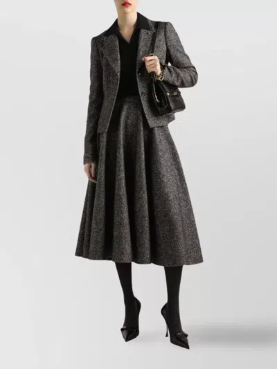 Dolce & Gabbana Jacket With Melange Effect Dolce E Gabbana In Gray