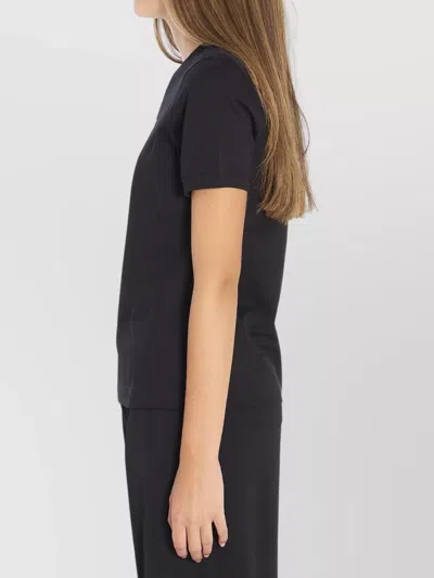 Dolce & Gabbana Black Cotton Logo T-shirt In Black