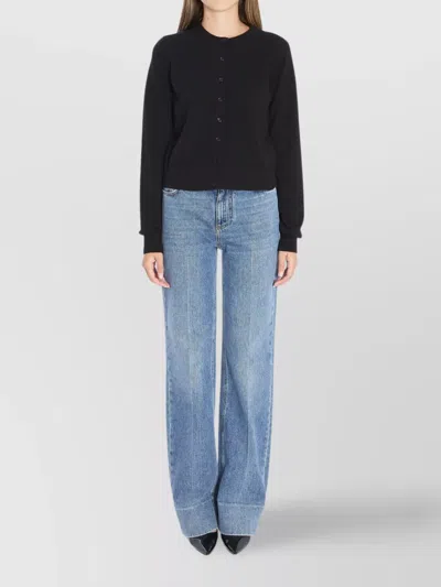 Dolce & Gabbana Cashmere Cropped Cardigan Embroidered In Multi